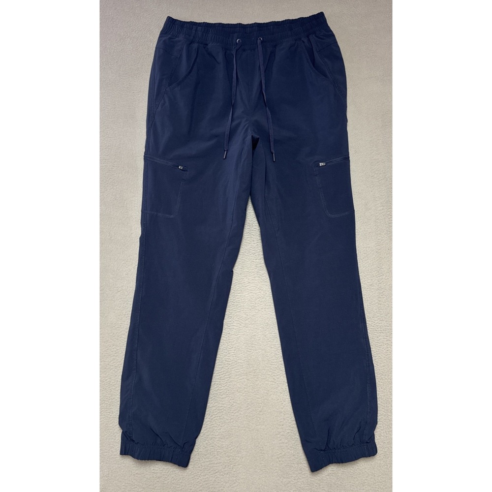 Eddie Bauer Flexion Womens 8 Flannel Lined Joggers Hiking Outdoor Cargo Utility